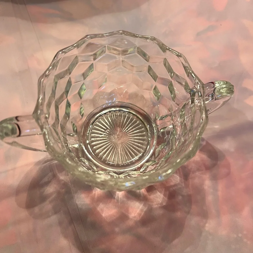 Fostoria American Glass Sugar Dish